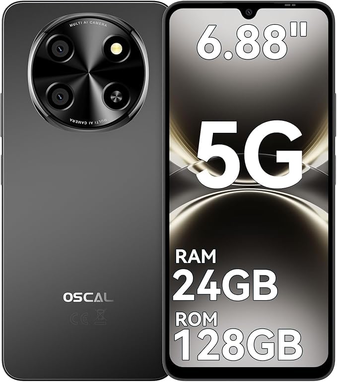 Amazon.com: OSCAL Tiger 8 5G Android Phone, 6.88''HD Unlocked